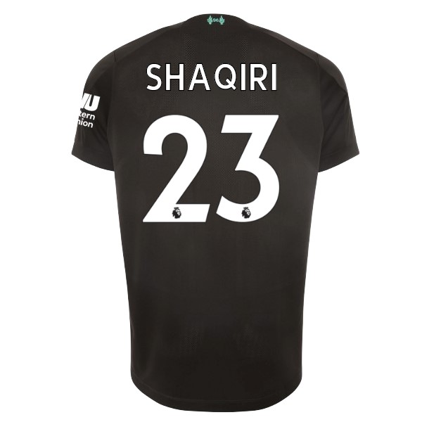 Camiseta Liverpool NO.23 Shaqiri 3ª 2019-2020 Negro